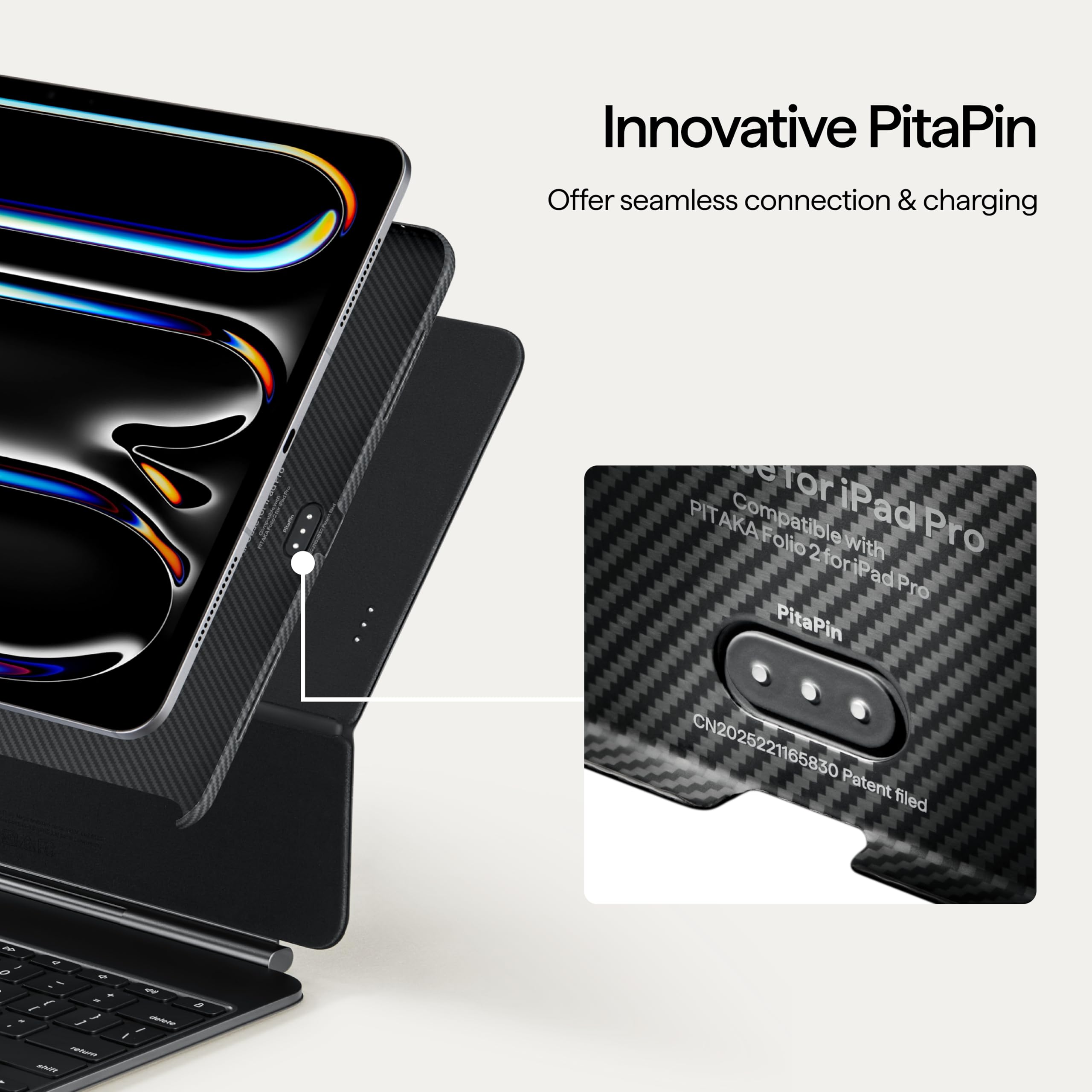 Amazon.com: PITAKA for iPad Pro 11 Inch Case M5/M4, Magic Keyboard